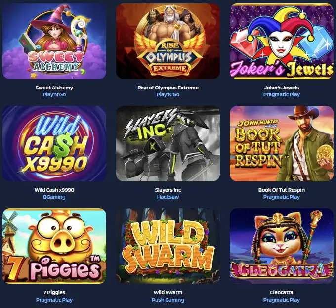 De meest bekende gokkasten bij JaaBet Casino